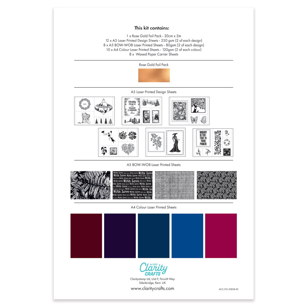 Hot Foil Kit - Rose Gold