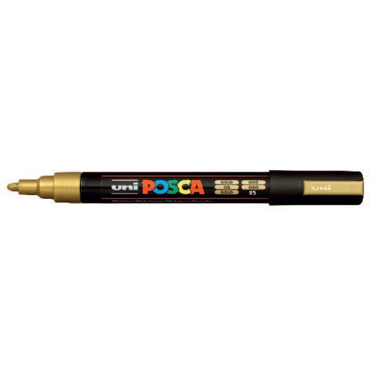 Gold - Uni Posca Marker Pen - PC-5M - Medium Tip