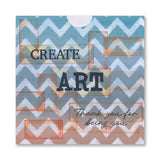 Jazz's Voucher Pouch Sentiments & Greeting A5 & A6 Square Stamp & Mask Duo