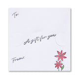 Jazz's Voucher Pouch Sentiments & Greeting A5 & A6 Square Stamp & Mask Duo