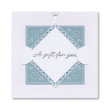 Jazz's Voucher Pouch Sentiments & Greeting A5 & A6 Square Stamp & Mask Duo