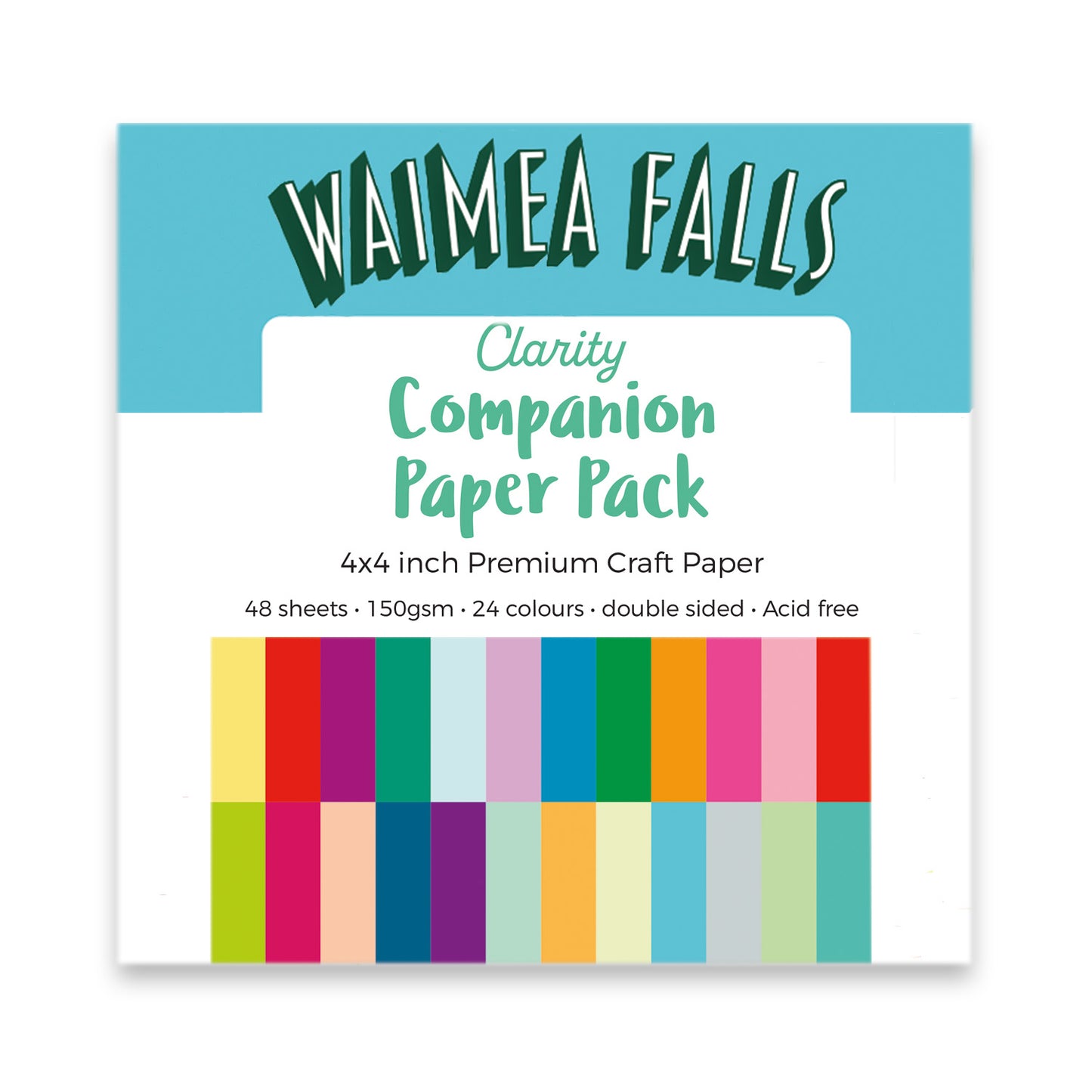 Waimea Falls Companion Paper 4" x 4" (Double-Sided)
