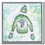 Bijou Barbara's 12 Days of Christmas, Verses & Backdrop Stamp Collection