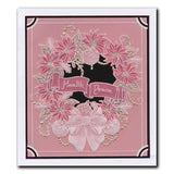 Linda's Woven Wreath & Ribbons and Bows A4 Square & A5 Square Groovi Plate Duo