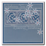 Linda's Mistletoe & Wreath Accessories A5 Square Groovi Plate