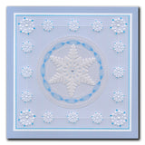 Tina's Small Christmas Corners 4 A5 Square Groovi Plate