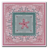 Tina's Small Christmas Corners 1 & 2 A5 Square Groovi Plate Duo