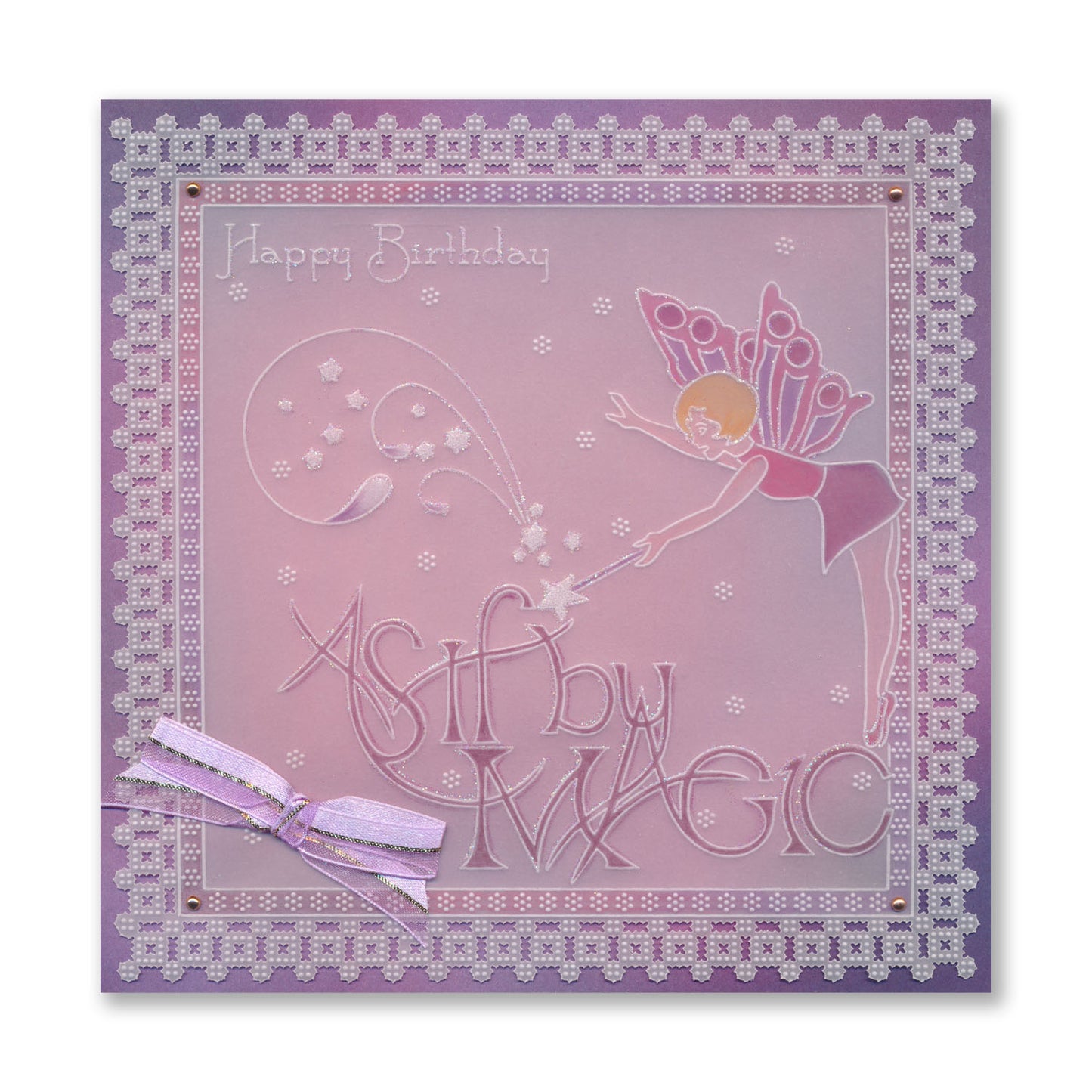 Mel's As if by Magic A5 Square Groovi Plate