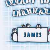 Penguins, Letterboxes, Billboards & ABC Stamp, Mask & Die Collection