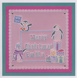 Penguins Letterbox ABC A5 Groovi Plate