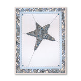 Wire Christmas Shapes A5 Square Stamp & Mask Set