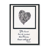 Wire Christmas Shapes A5 Square Stamp & Mask Set