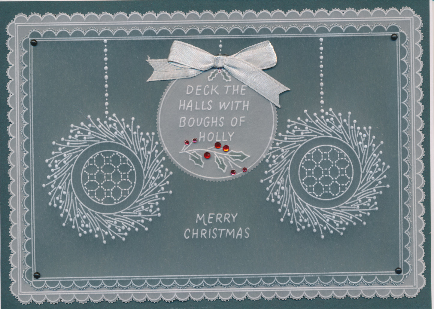 Christmas Wreaths A5 Square Groovi Plate