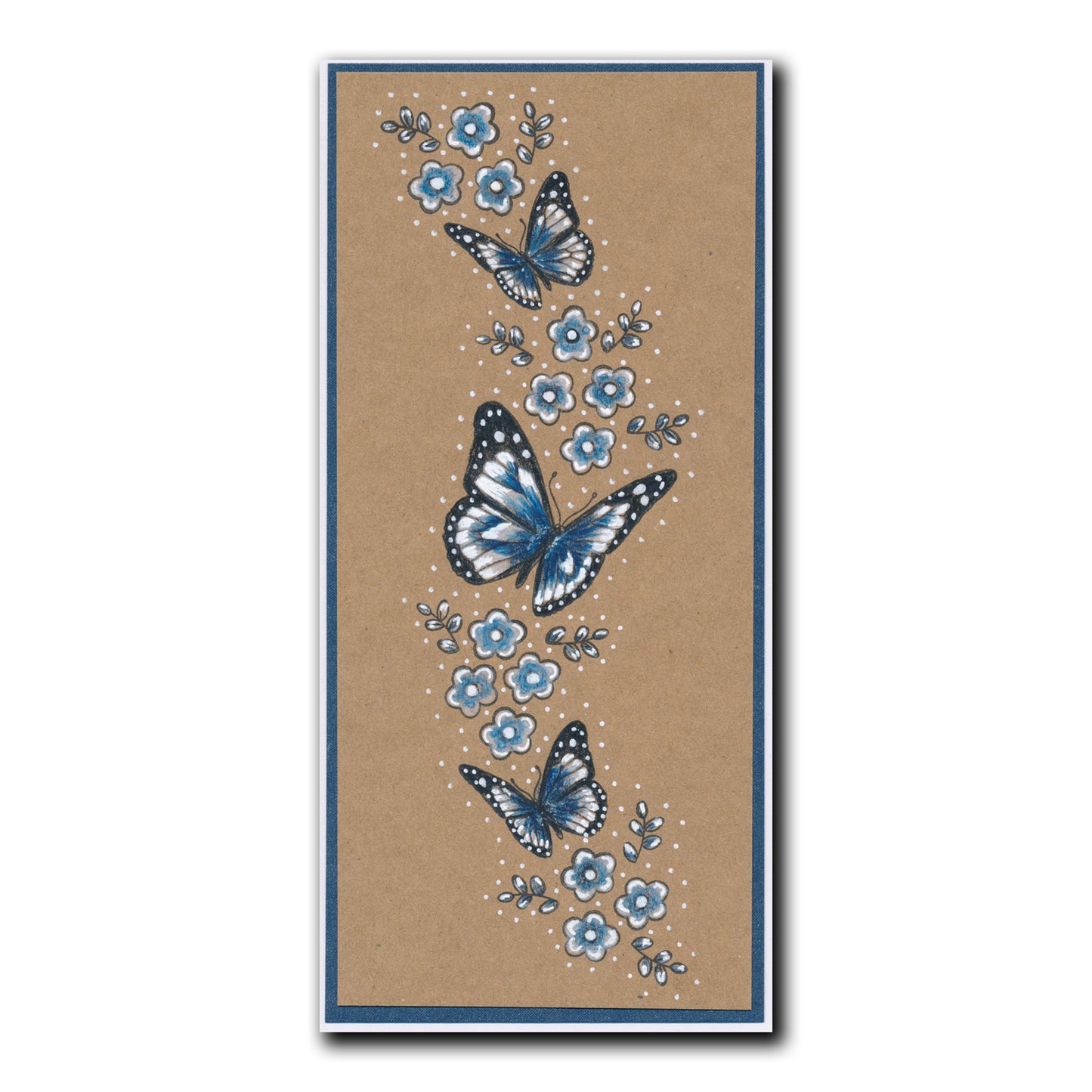 Butterfly Wreath A5 Square & A6 Square Stamp & Mask Collection