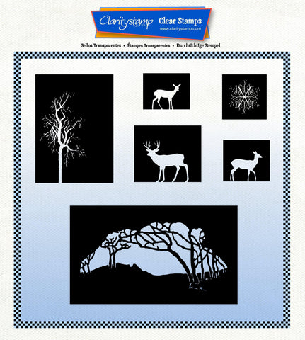 Winter Wonderland Blocks A4 Square Stamp Set