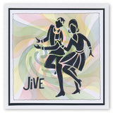 Dance Words A5 Stencil