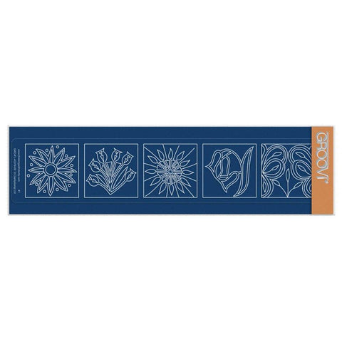 Floral Squares - Daisy Groovi Border Plate