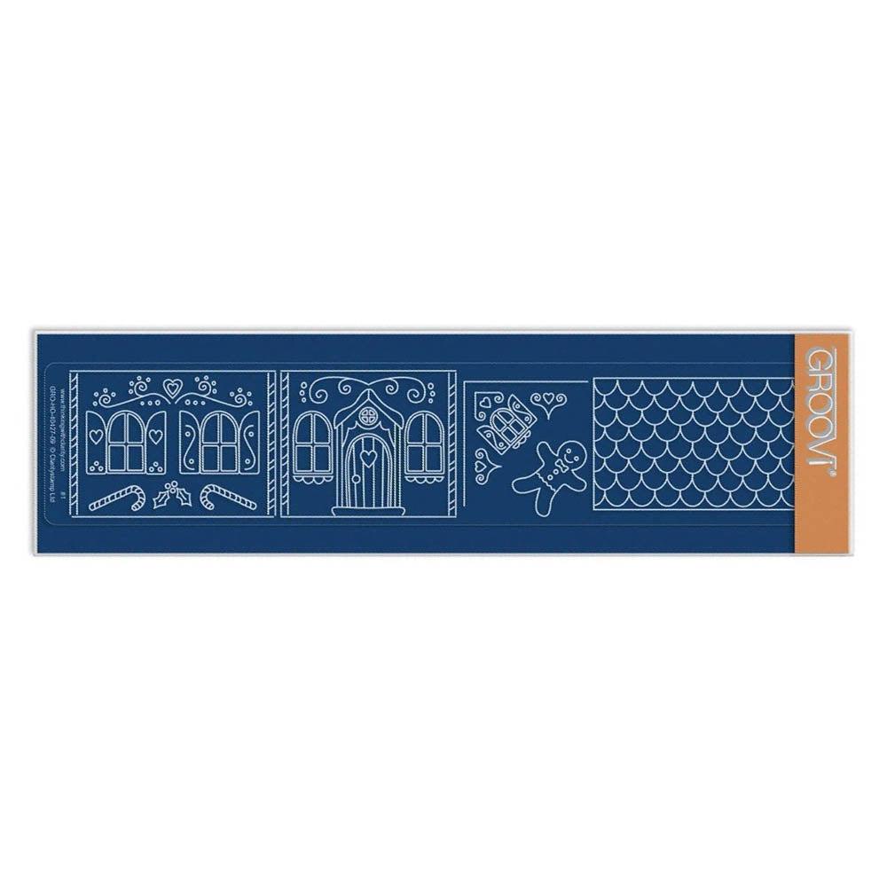 Gingerbread Cottage Groovi Border Plate
