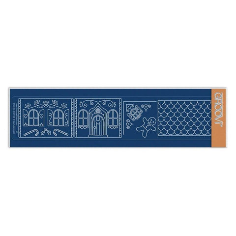 Gingerbread Cottage Groovi Border Plate