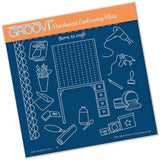Hobbies & Pastimes - Crafting A5 Square Groovi Plate