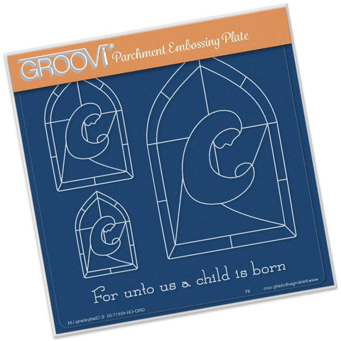 Madonna Window A5 Square Groovi Plate