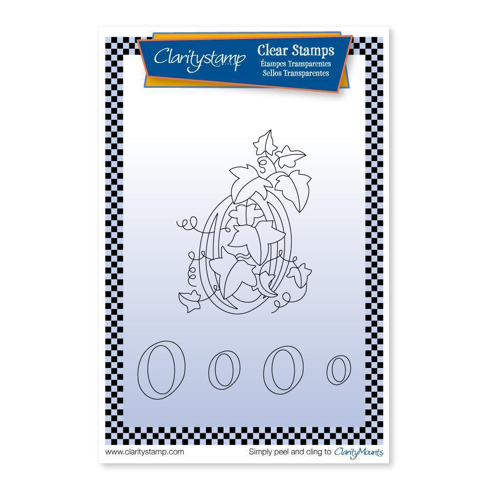 Floral Numbers - 0 - A6 Square Stamp Set