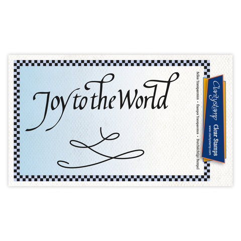 CLEARANCE Joy to the World A7 Stamp Set