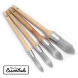 Clarity Stencil Brushes (Set of 4)