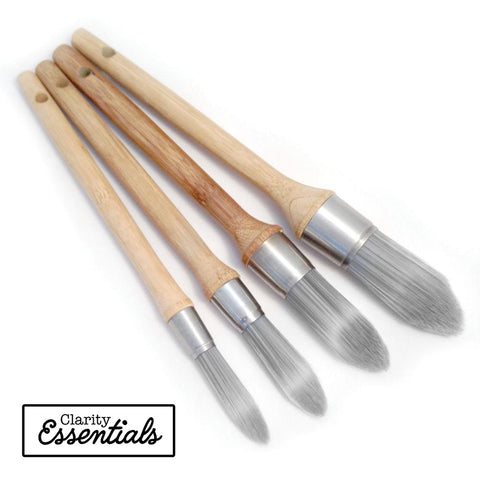 Clarity Stencil Brushes (Set of 4)