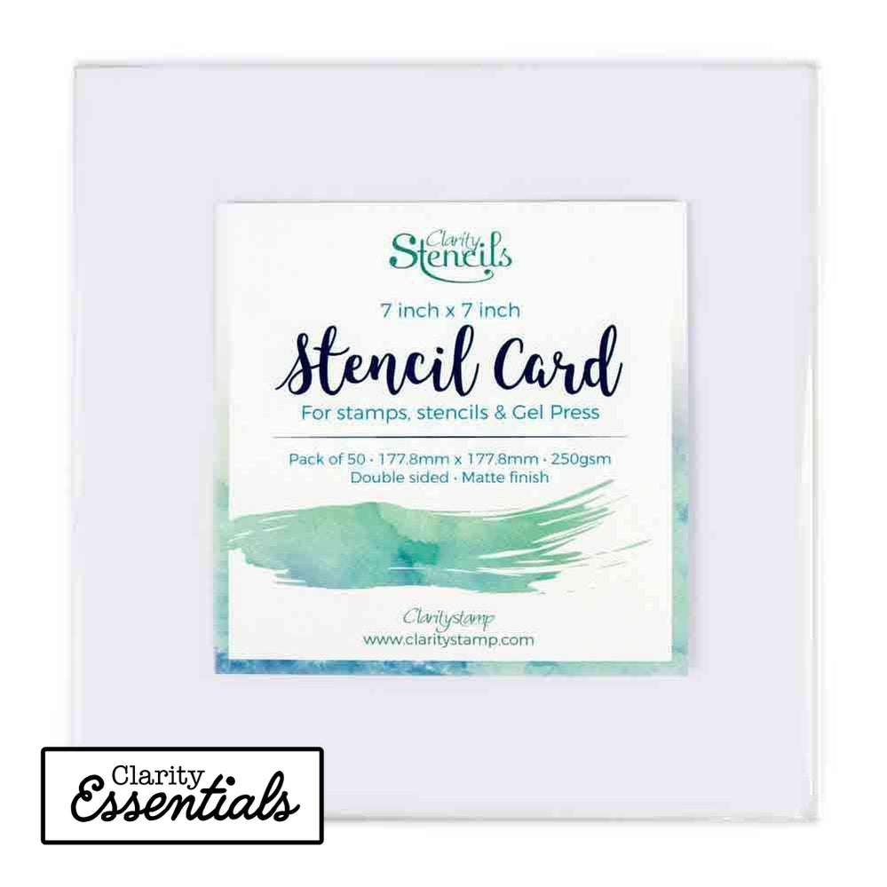 Stencil Card 7" x 7" (50 Sheets)