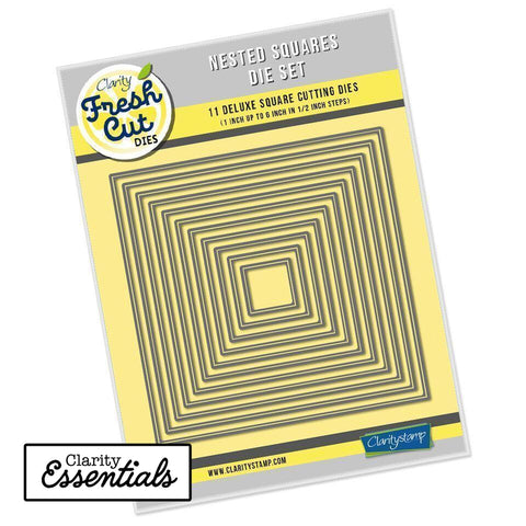 Nested Squares Die Set Clarity Fresh Cut Dies