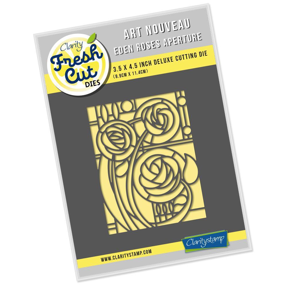 Art Nouveau Eden Roses Aperture Clarity Fresh Cut Die