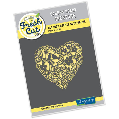 Garden Heart Aperture Clarity Fresh Cut Die