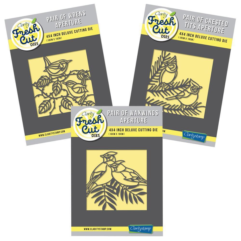 Bird Pairs Aperture Trio Clarity Fresh Cut Dies