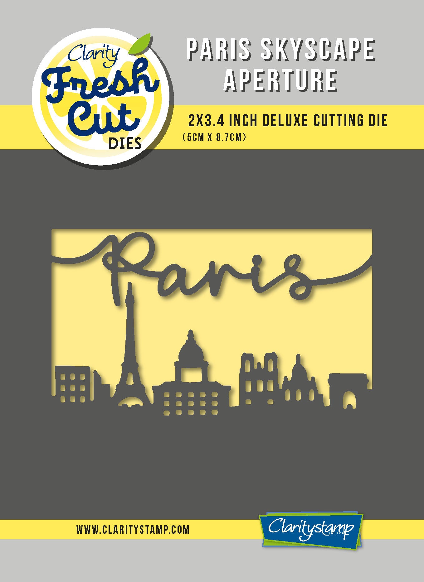 Paris Skyscape Fresh Cut Die