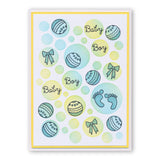 CLEARANCE Adorable Baby A5 Stamp & Mask Set