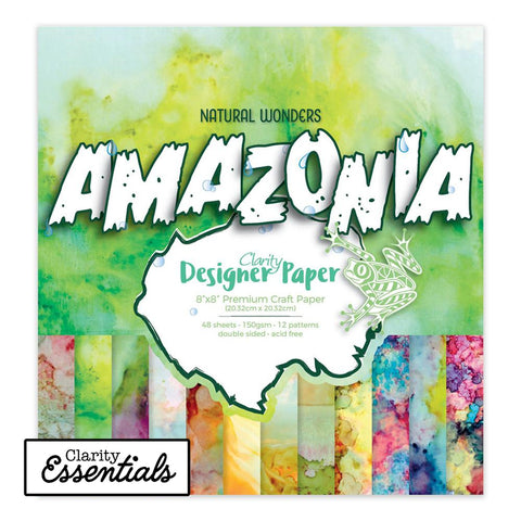 Amazonia Designer Paper Pack 8" x 8"