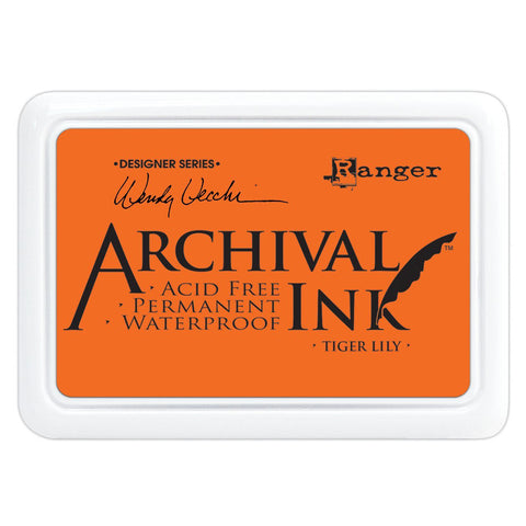 Archival Ink Pad - Tiger Lily