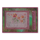 Art Nouveau Floral A6 Groovi Plate & Spacer Collection