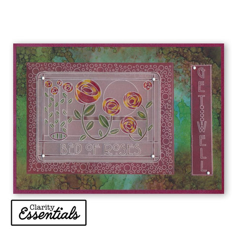 Art Nouveau Alphabet A6 Groovi Plate