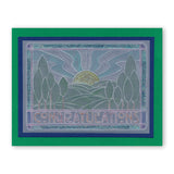 Art Nouveau Congratulations A6 Groovi Plate