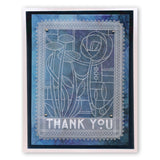 Art Nouveau Thank You A6 Groovi Plate