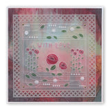 Art Nouveau Floral A6 Groovi Plate & Spacer Collection