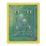 Art Nouveau Floral A6 Groovi Plate & Spacer Collection