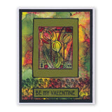 Art Nouveau Sentiments A5 Square Stamp Set