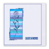 Art Nouveau Sentiments A5 Square Stamp Set