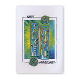 Art Nouveau Sentiments A5 Square Stamp Set
