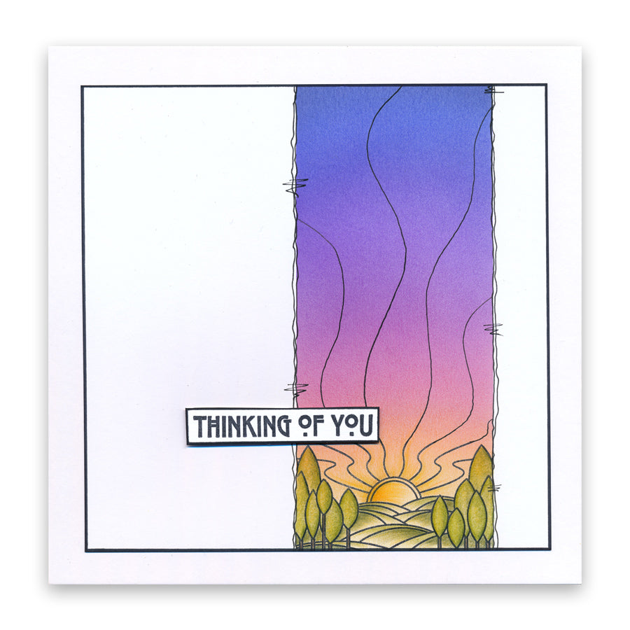 Art Nouveau Congratulations & Thinking of You A5 Stamp Set