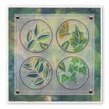 CLEARANCE Leafy Wreath Round A5 Square Groovi Plate