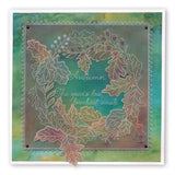 Autumn Wreath A5 Square Groovi Plate